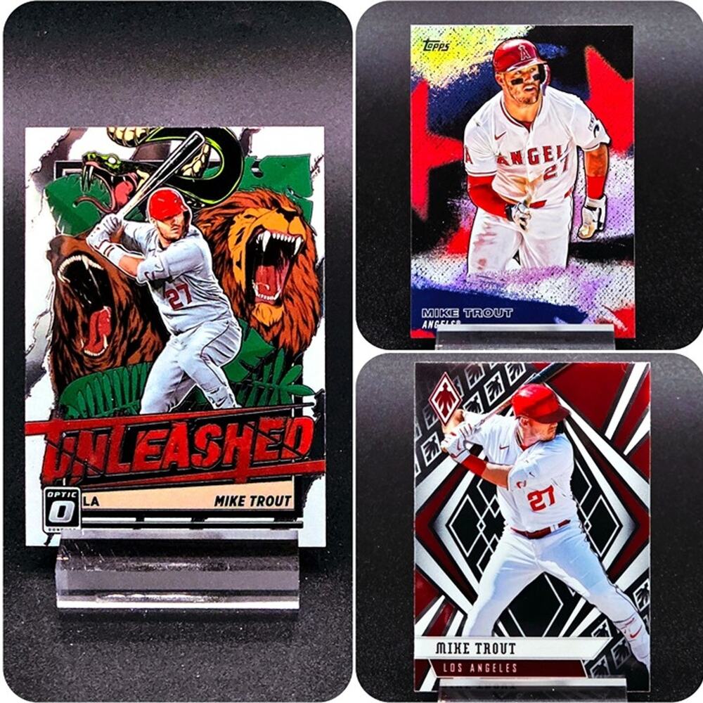 Mike Trout Optic Unleashed Phoenix MLB Stars Los Angeles Angels Star